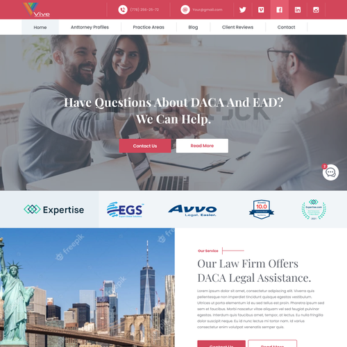 Immigration Work Permit Site Focused Redesign Design by Ramziddin