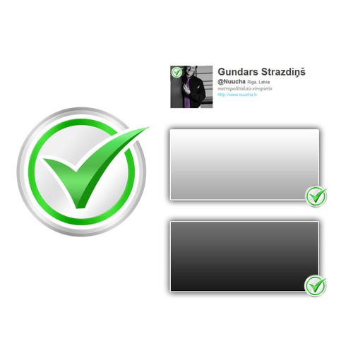 Create "Verified" badge for Twitter profile pictures Design by Leo_g