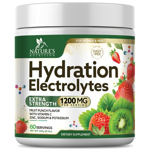 Hydration Electrolytes Design Needed for Nature's Nutrition Design by Black-Pepper