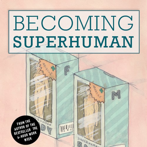 "Becoming Superhuman" Book Cover Design por bconnor
