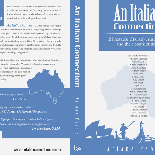 An Italian Connection: book cover design Diseño de Artlock16