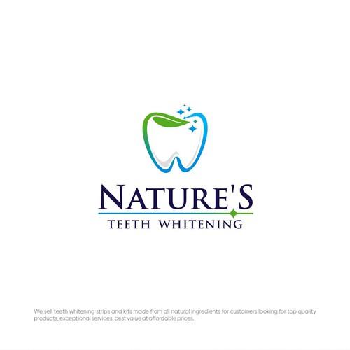 Nature's Teeth Whitening - Needs a Natural Company Logo Design by AGNDesign