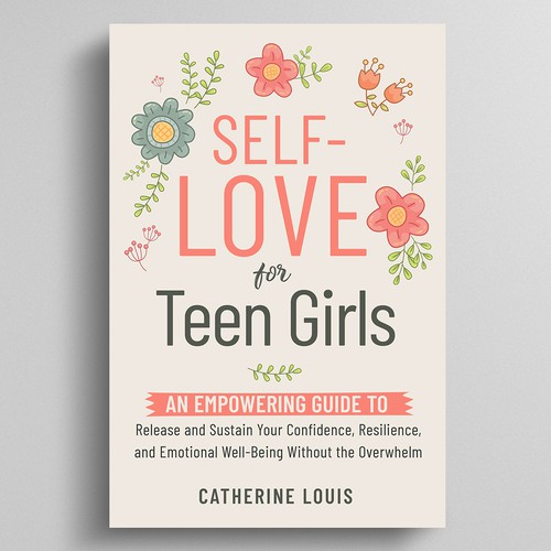 colorful cover to appeal to teen girls and their self-esteem Design by Dynaaa