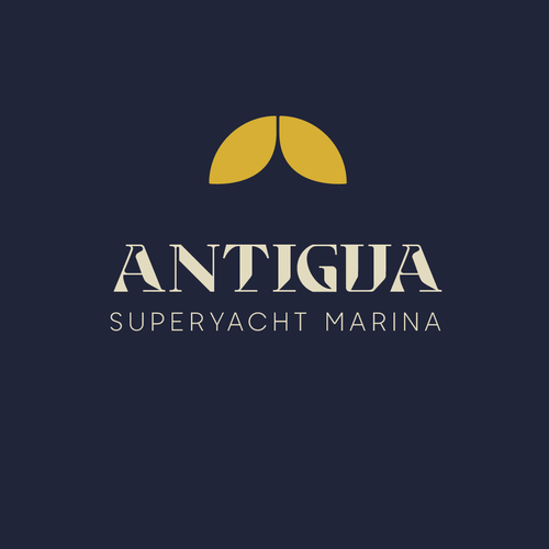 Logo for Antigua Superyacht Marina Design by CÆL Studio