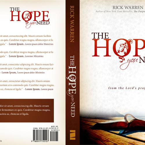 Design Rick Warren's New Book Cover Diseño de Skylar Hartman