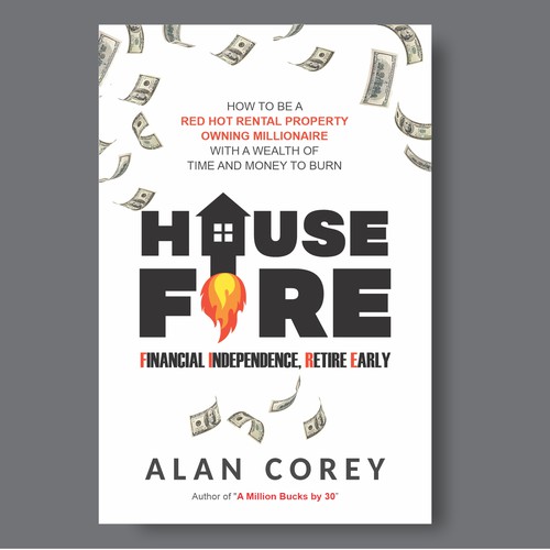 Eye-catching BOOK COVER with REAL ESTATE and EARLY RETIREMENT focus Design by Songv™