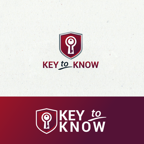 "Key to Know - Centre de formation dans le digital" ganador Logotipo y tarjeta de visita