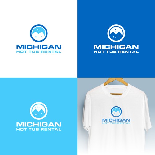 Michigan Hot Tub Rental Logo Design Contest Design by ekhodgm