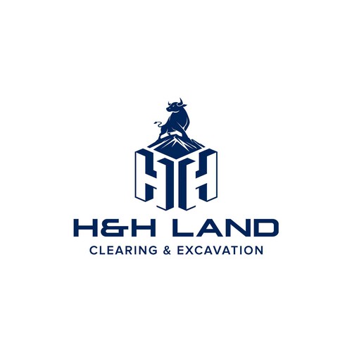 LOGO AND LETTER HEAD FOR H&H LAND CLEARING AND EXEXCAVATION Diseño de The Last Hero™