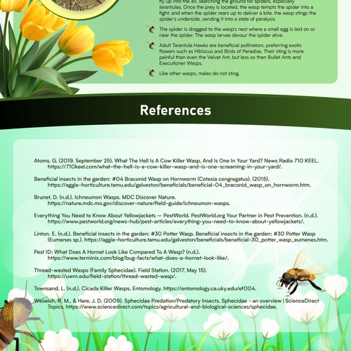 BUZZZZZZ - It's a Wasp Guide for Springtime in Texas! Design von giekstrave