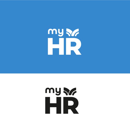 Create an awesome logo for myHR, the #1 HR Software in Luxembourg ! Design by M.I.Thomson
