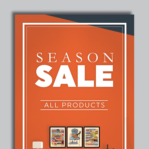 Sales Poster Design for a popular homeware retail shop Poster contest