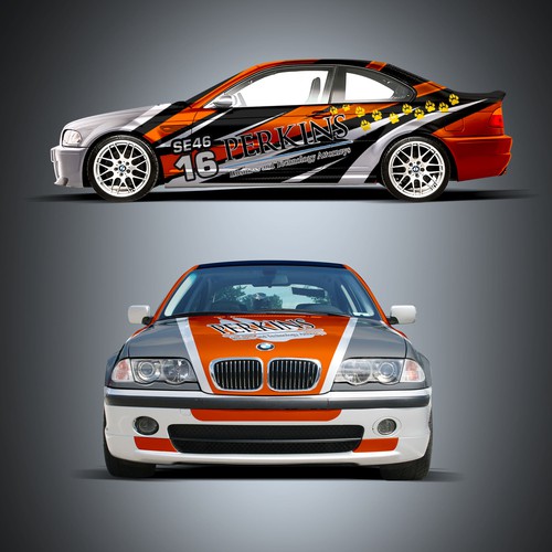 BMW E46 Touring - Supreme  Car wrap design, Racing car design, Bmw