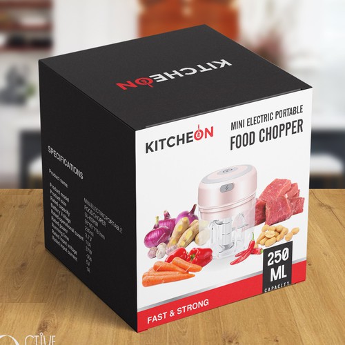 Love to cook? Design product packaging for a must have kitchen accessory! Design by Ideactive