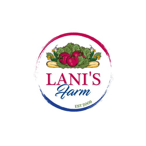 Farm logo - All natural vegetable farm Design by Mararti