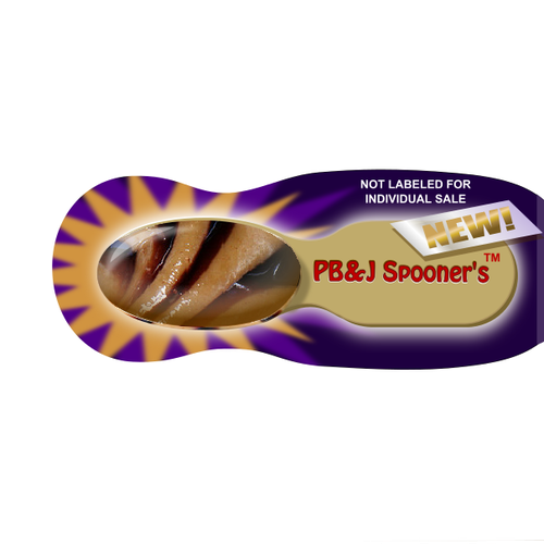Product Packaging for PB&J SPOONERS™ Ontwerp door KingMelon