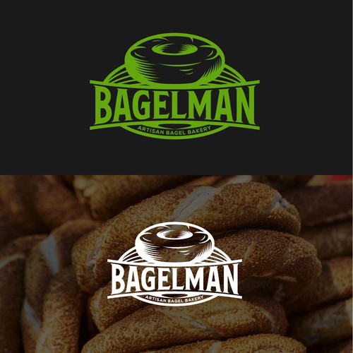 Design a cool new logo for an established bagel bakery Design by MotionPixelll™