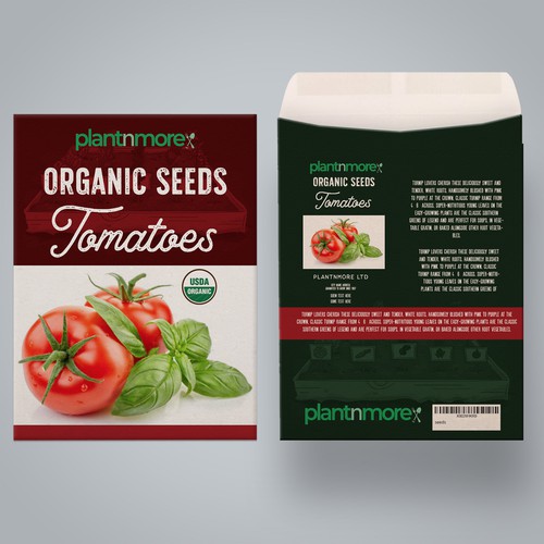 New Vegetable Seed Packet Line - Packet Design Needed Ontwerp door Windmill Designer™