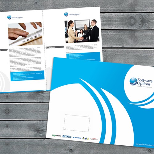 Professional Brochure Design For Software Options Software Company Print Or Packaging Design Contest 99designs