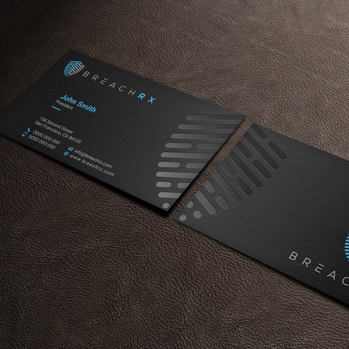 Professional B2B Card for Cyber Security Software Company Design von kaylee CK