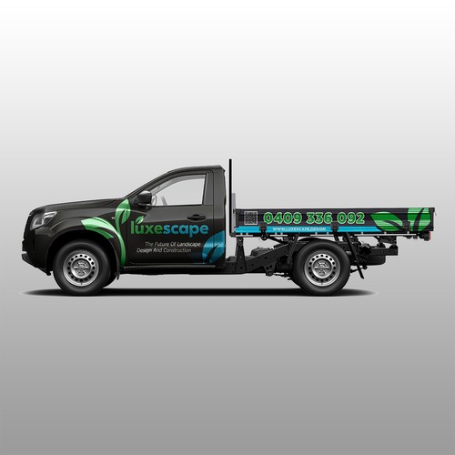 Design a luxury truck wrap for an innovative landscaping firm Design by A_Ndesign