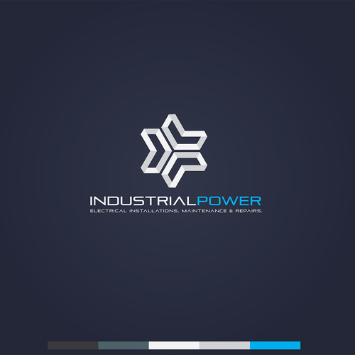 Design a creative, eyectaching logo for a new electrical company. Design by FlexArt