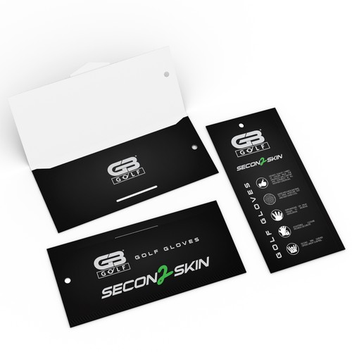 Create sleek golf glove packaging for Grip Boost Design by syakuro