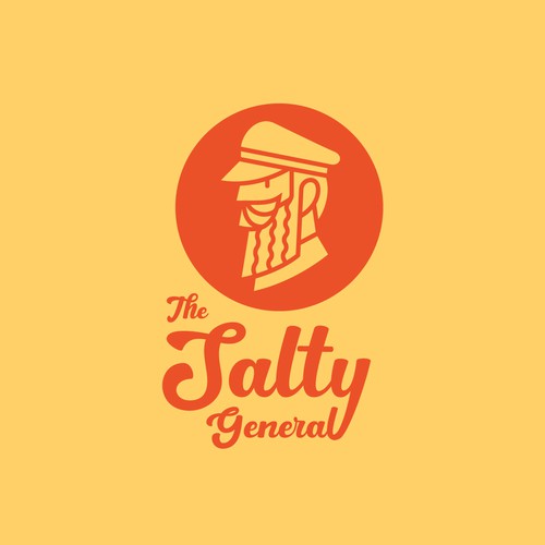 Salty New England General Store / sandwich shop combining classic text & modern imagery Design by Nacer Filez