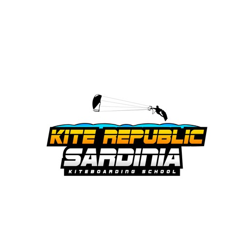 Kite Republic Sardinia - Kiteboarding School needs a youthful & professional Logo Design by Yolman