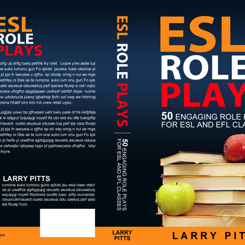 Design an eye catching, clean cover for an English teacher's book Design by ianskey