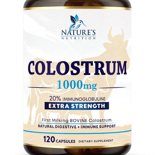 Powerful, Colostrum Design Needed for Nature's Nutrition Design by Encephalon™