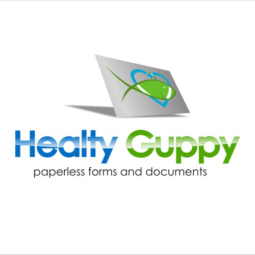 logo for Health Guppy Design by disty@ngga™