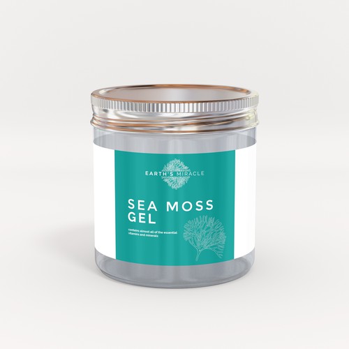 Design a Label for our Sea Moss Gel Product Réalisé par interaksi