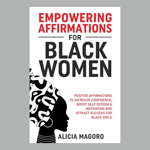 Designs | Affirmations for black women book cover | Book cover contest