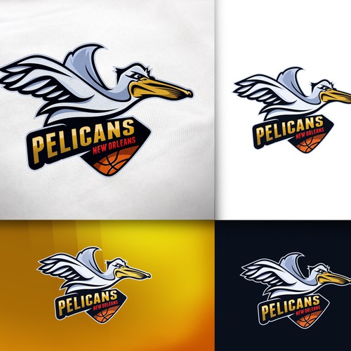 99designs community contest: Help brand the New Orleans Pelicans!! Réalisé par Minus.