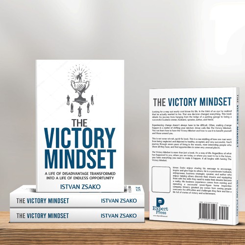 Design a powerful "Victory Mindset" book cover [no boring designers allowed!] Design by T.Primada