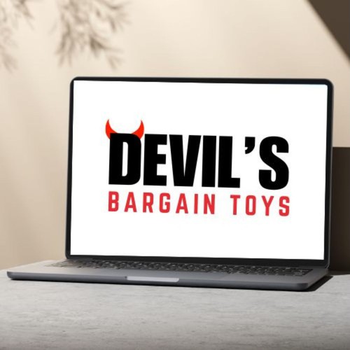 Quirky Retro action figure company logo Design by Chris Brendan