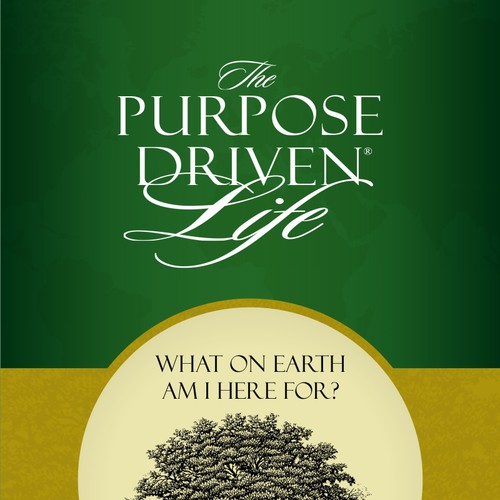 Book cover redesign for "What on Earth Am I Here For? The Purpose Driven Life" by Rick Warren Design by Simeidinizdesigner