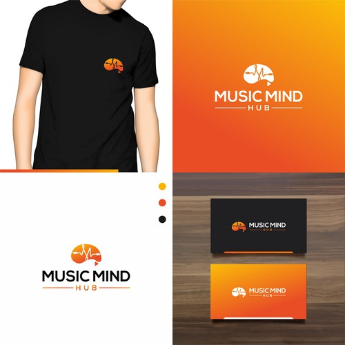 A logo with impact for global membership platform which revolutionises mental health in music Design by X-DNA