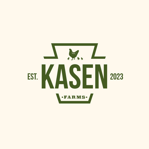 Logo design for small family farm that both dad and 7 year old daughter will love. Design by Andrés Sebastián