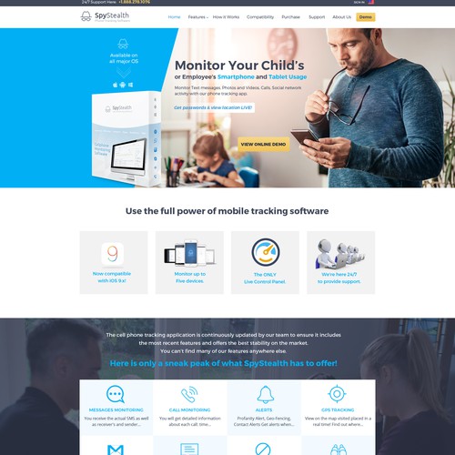 SpyStealth.com Needs Mind-blowing New Web Design Design by Surya Beniwal