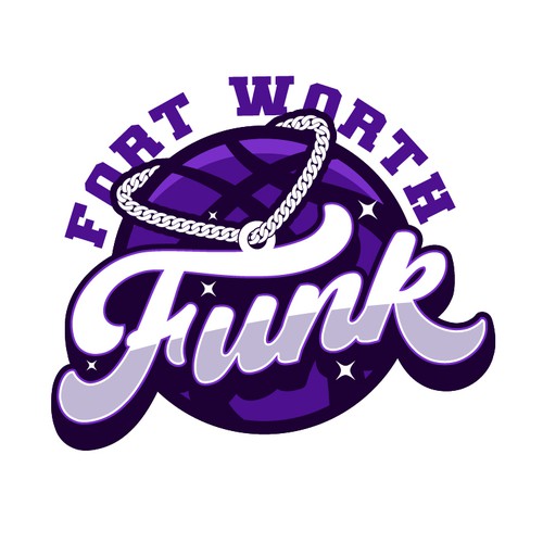 Basketball Logo for Team 'Fort Worth Funk' - Your Winning Logo Featured on Major Sports Network Design by Deezign Depot