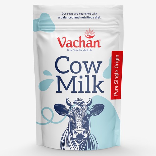 Vachan Cow Milk Design by intanamir