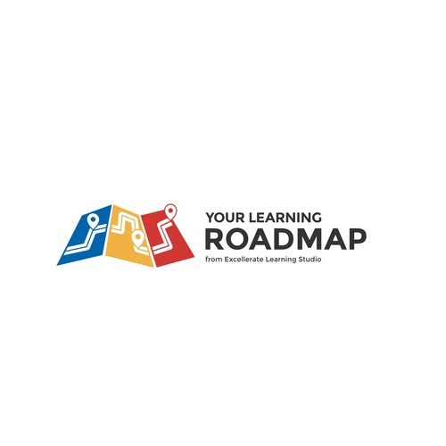 Fun Learning Roadmap Logo for a Tutoring and College Prep Company Design by Creafyx