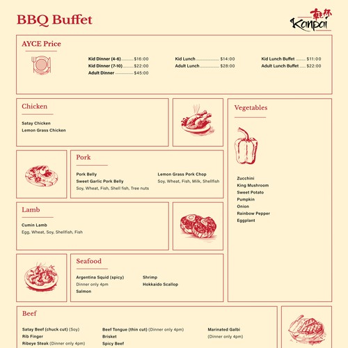 Designs | Design a 2 sided restaurant menu | Menu contest