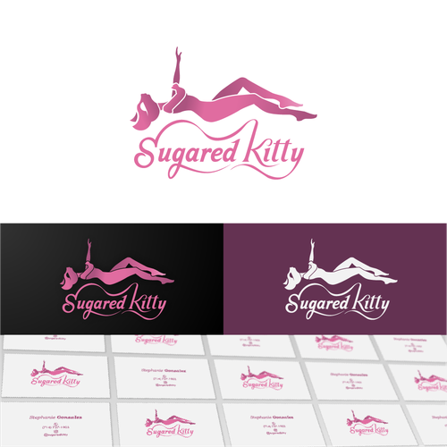 Design a SEXY kitty logo for a women's hair removal salon - Sugared Kitty - Studio Design by T.Emm.X