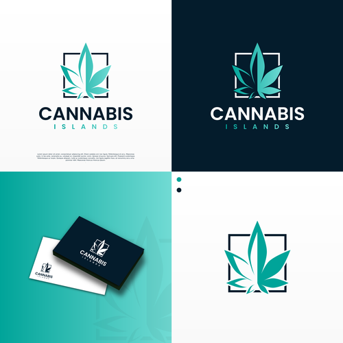 コンペ「Create a logo for Cannabis Islands!」のデザイン by Direwolf Designさん 