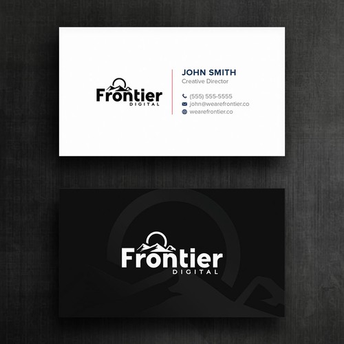 Create a business card with a rock solid brand Design by Felix SH