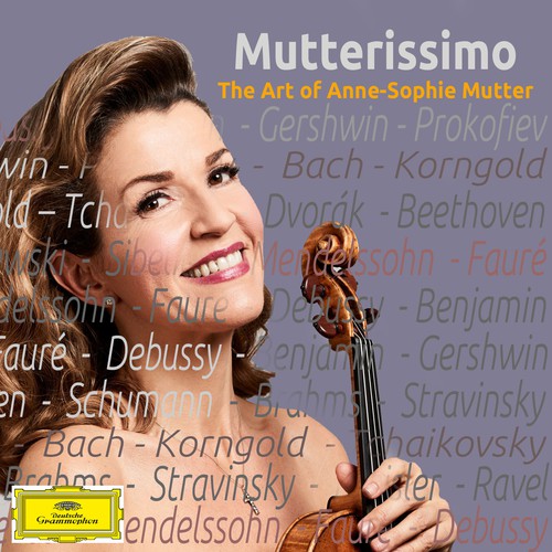 Illustrate the cover for Anne Sophie Mutter’s new album Design by elizabethgw