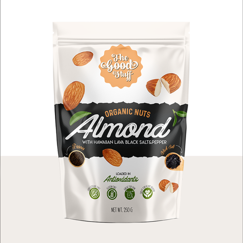 Design a standout packaging for a Nuts & Seeds Standee Pouch Design réalisé par kubrart